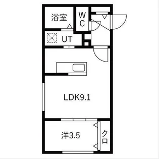SENA麻生【2階】の間取り