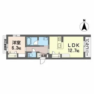 ShaMaison Tela Bianca【0203号室】の間取り