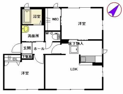 レーベンハイム C棟【C0101号室】の間取り