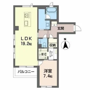 セレーノ吹上【0303号室】の間取り