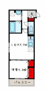 Louis Apartment 長瀬ノール【3階】の間取り