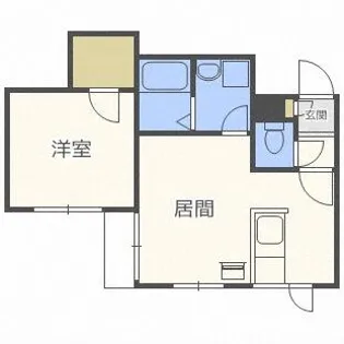 グランディールN15【4階】の間取り