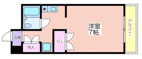 ウエストロッジ【2階】の間取り