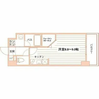 アプリーレ代官町【6階】の間取り