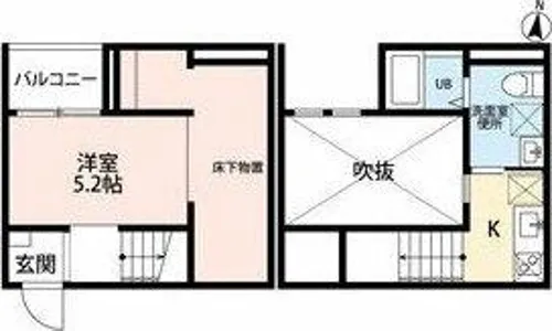 VIVA米野Ⅱ(ビバコメノツー)【2階】の間取り