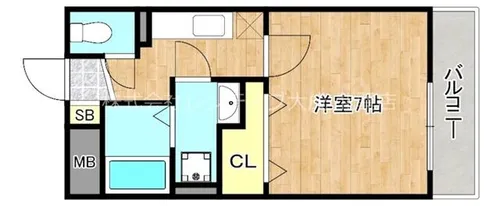 トレーデ【3階】の間取り