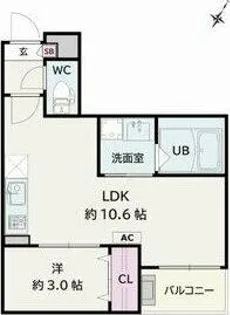 Jack shinsakaeⅠ【2階】の間取り