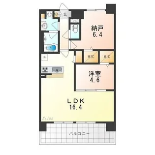 フェンテ・イーストⅡ【9階】の間取り