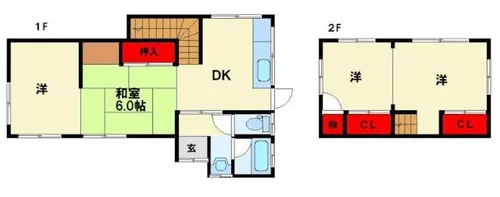 福岡県北九州市八幡西区本城4丁目【一戸建】の間取り