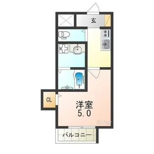 大阪府堺市堺区西永山園【アパート】の間取り