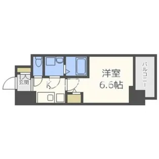 エスリード大阪城南グランデュクス【7階】の間取り