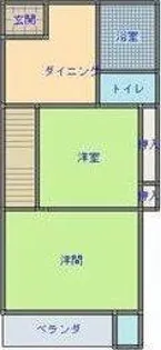 中源ビル【4B号室】の間取り