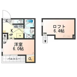ハーモニーテラス景勝町Ⅱ【1階】の間取り