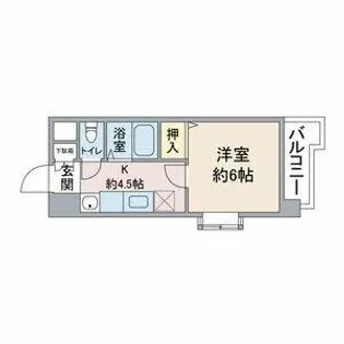 ハイツサンシャインⅡ【2階】の間取り