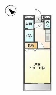 フランコルシャン【1階】の間取り