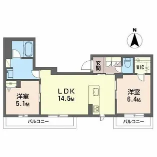 サクラ・メゾン西大寺【0302号室】の間取り