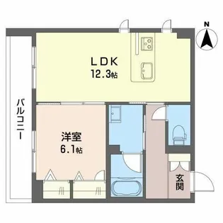 シャーメゾン 光【0305号室】の間取り