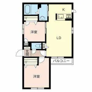 メゾン中野【0201号室】の間取り