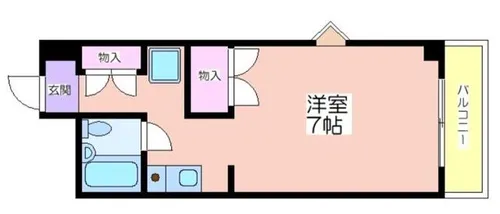 ウエストロッジ【3階】の間取り