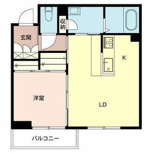 エクラージュ【0202号室】の間取り