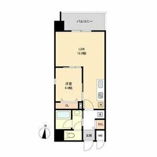 S-FORT名駅南五丁目【3階】の間取り