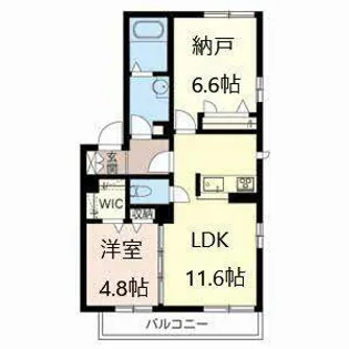 ルミナスとよなか【0201号室】の間取り