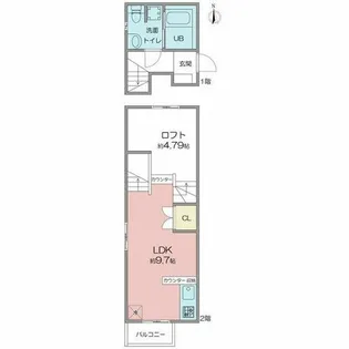RadIAnce守山【2階】の間取り