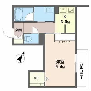 クリザンテーム【0201号室】の間取り
