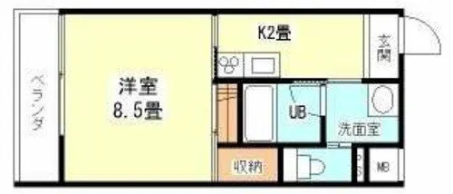 RAFFINE AZMA【6階】の間取り