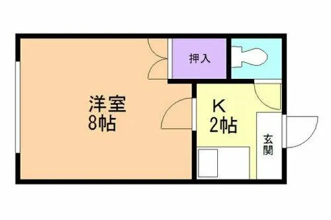 グリーンハイツEMU【201号室】の間取り