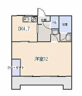 コーポ前田【202号室】の間取り
