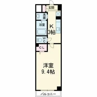 タウンコート春日井【3階】の間取り