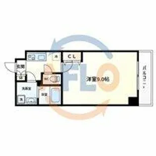 クレールソフィア都島【2階】の間取り