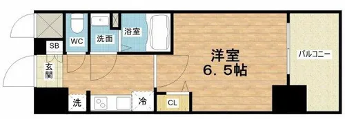 プレサンス福島吉野ミナージ【7階】の間取り