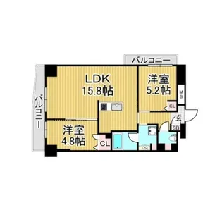 福岡県那珂川市片縄6丁目【マンション】の間取り