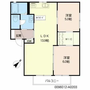 グリーンネスト【2階】の間取り