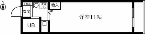 第35 オーシャンプラザ【4階】の間取り