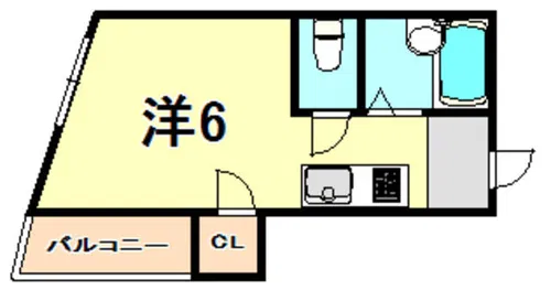 綱崎マンション【2階】の間取り
