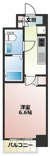 ワールドアイ阿波座WEST【9階】の間取り