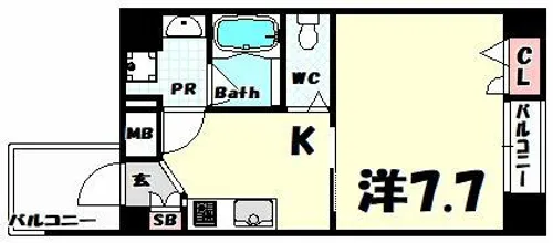 第二リーフハイツ【201号室】の間取り
