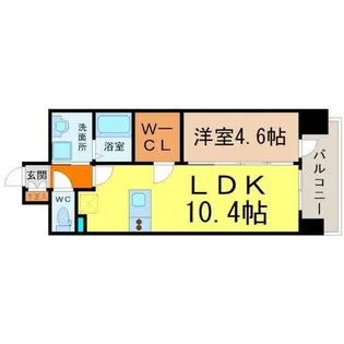 プレサンス久屋大通セントラルパーク【15階】の間取り