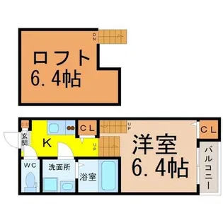 リブラ金山【1階】の間取り