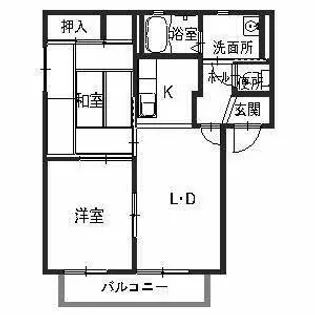 ヴィリジアン・ガーデンA.B【A201号室】の間取り