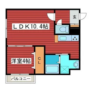 IL FIORE NS(イルフィオーレ)【2階】の間取り