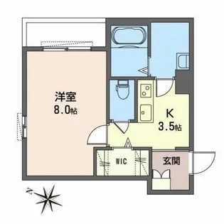 グランドパーパス【1階】の間取り