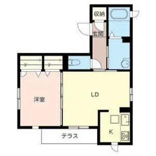 Viola野田(ビオラノダ)【0102号室】の間取り