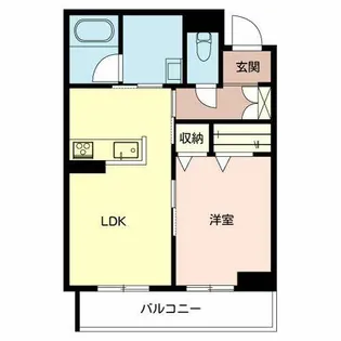 シャーメゾン 忠【0303号室】の間取り