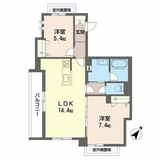 ShaMaison CourageVI【2階】の間取り