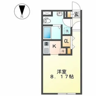 Branche桜山Ⅲ【1階】の間取り