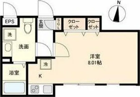 Branche桜山Chambre【2階】の間取り